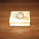 Leaf Trio Wood Mounted Rubber Stamp by Stampendous