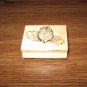 Leaf Trio Wood Mounted Rubber Stamp by Stampendous