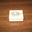 Garden Hat Wood Mounted Rubber Stamp by Stampourri