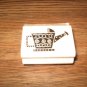 Watering Can Wood Mounted Rubber Stamp by Stampin Up