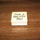 Have A Tee-Rific Day Wood Mounted Rubber Stamp by Darcie's