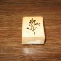 Leaf Sprig Wood Mounted Rubber Stamp by Posh Impressions