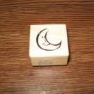 PSX Moon Wood Mounted Rubber Stamp B-2963 Retired Collectible
