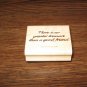 No Greater Treasure Than A Good Friend Wood Mounted Rubber Stamp by Stampin Up