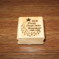 ΒΣΦ Beta Sigma Phi From Dust Into Stardust Wood Mounted Rubber Stamp