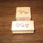 Ducks & Chicks Wood Mounted Rubber Stamp Lot Of 2 by Stampourri