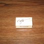 Cafe Wood Mounted Rubber Stamp by Inkadinkado