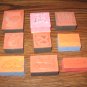 Garden Foam Mounted Rubber Stamp Lot Of 9