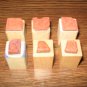 Animal Wood Mounted Rubber Stamps Lot Of 6