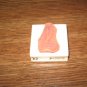 Penguin Pull-Toy Wood Mounted Rubber Stamp by Rubber Stampede