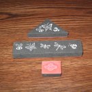 Insects Foam Mounted Rubber Stamps Lot Of 3
