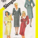 Misses' Double Breasted Dress Sewing Pattern Size 12 Simplicity 6077 UNCUT