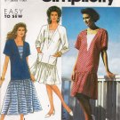 Misses' Dress Sewing Pattern Size PT-XL Simplicity 7323 UNCUT