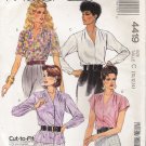 Misses' Blouse Sewing Pattern Size 10-14 McCall's 4419 UNCUT