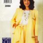 Misses' Jacket Shorts Top Sewing Pattern Size 6-10 Butterick 3990 UNCUT