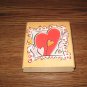 Bloomin' Hearts Wood Mounted Rubber Stamp by Rubber Stampede