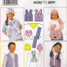 Child's, Girls' & Boys' Vest Accessories Hat Sewing Pattern Size XS-L Simplicity 9498 UNCUT