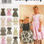 Child's & Girls' Dress Sewing Pattern Size 3-6 Simplicity 8967 UNCUT
