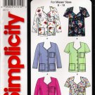 Misses' Scrubs Tops Sewing Pattern Size 8-18 Simplicity 5373 UNCUT