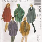 Misses' Unlined Capes Sewing Pattern Size XS-M McCall's 9087 UNCUT