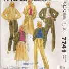 Misses' Jacket Culottes Pants Sewing Pattern Size 8 McCall's 7741 UNCUT