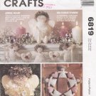 Angel Ornament Wreath Garland Doll Tree Topper Sewing Pattern McCall's 6819 UNCUT