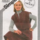 Misses' Pullover Jumper Sewing Pattern Size 10-14 Simplicity 5194 UNCUT