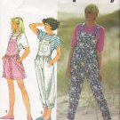 Misses' Knit Overalls & Top Sewing Pattern Size LG-XL Simplicity 7685 UNCUT