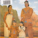 Men's & Misses' Native American Halloween Costumes Sewing Pattern All Sizes Butterick 4171 UNCUT
