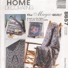 Magic Quilt Sewing Pattern McCall's 8657 UNCUT