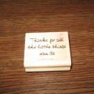 Thank You Saying Wood Mounted Rubber Stamp by Stampin Up