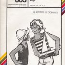 Vintage Sewing Pattern Children's Tank Top Size 2-12 Stretch & Sew 863 UNCUT