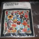 Mazaltov's Flower Fantasy Vintage Crewel Embroidery Kit