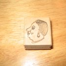Woman's Head Wood Mounted Rubber Stamp by Impressions In Inc