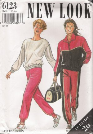 Misses' Jacket Top Pants Sewing Pattern Size 14-26 Simplicity New Look 6123 UNCUT