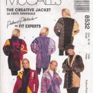 Misses' Creative Jacket Sewing Pattern Size 8-10 McCall's 8532 UNCUT