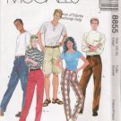 Misses' & Men's Pants Shorts Sewing Pattern Size L McCall's 8855 UNCUT