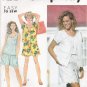 Misses' Shorts & Tops Sewing Pattern Size PT-LG Simplicity 7290 UNCUT
