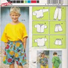 Children's, Boys' & Girls' T-Shirt Shorts Pants Sewing Pattern Size 4-10 Burda 4829 UNCUT