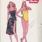 Vintage Sewing Pattern Misses' Swimsuit & Skirt Size 12 Butterick 6574 UNCUT