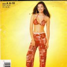 Misses' Two Piece Bathing Suit & Pants Sewing Pattern Size 8-18 Simplicity 5014 UNCUT