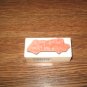 PSX Thoughts & Prayers Phrase Wood Mounted Rubber Stamp C-3176 Retired Collectible
