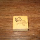 Berries On Branch Wood Mounted Rubber Stamp