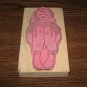 Sailor Teddy Bear Wood Mounted Rubber Stamp by Effie Glitzfinger