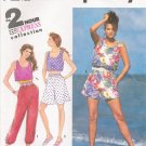 Misses' Pants Shorts Tank Top Sewing Pattern Size PT-LG Simplicity 7247 UNCUT