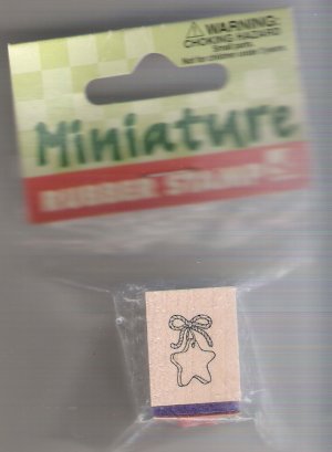 Christmas Cookie Star Ornament Wood Mounted Rubber Stamp by Rubber Stampede