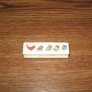 Mitten Bird Border Wood Mounted Rubber Stamp by Sandi Gore Evans for Uptown