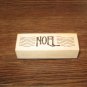 Noel Wood Mounted Rubber Stamp by Stampa Rosa