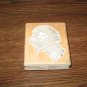Angel Wood Mounted Rubber Stamp