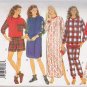 Misses' Nightshirt Pajamas Booties Sewing Pattern Size XS-M Butterick 3704 UNCUT